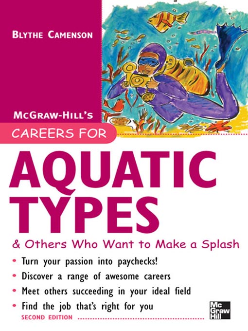 Title details for Careers for Aquatic Types & Others Who Want to Make a Splash by Blythe Camenson - Available